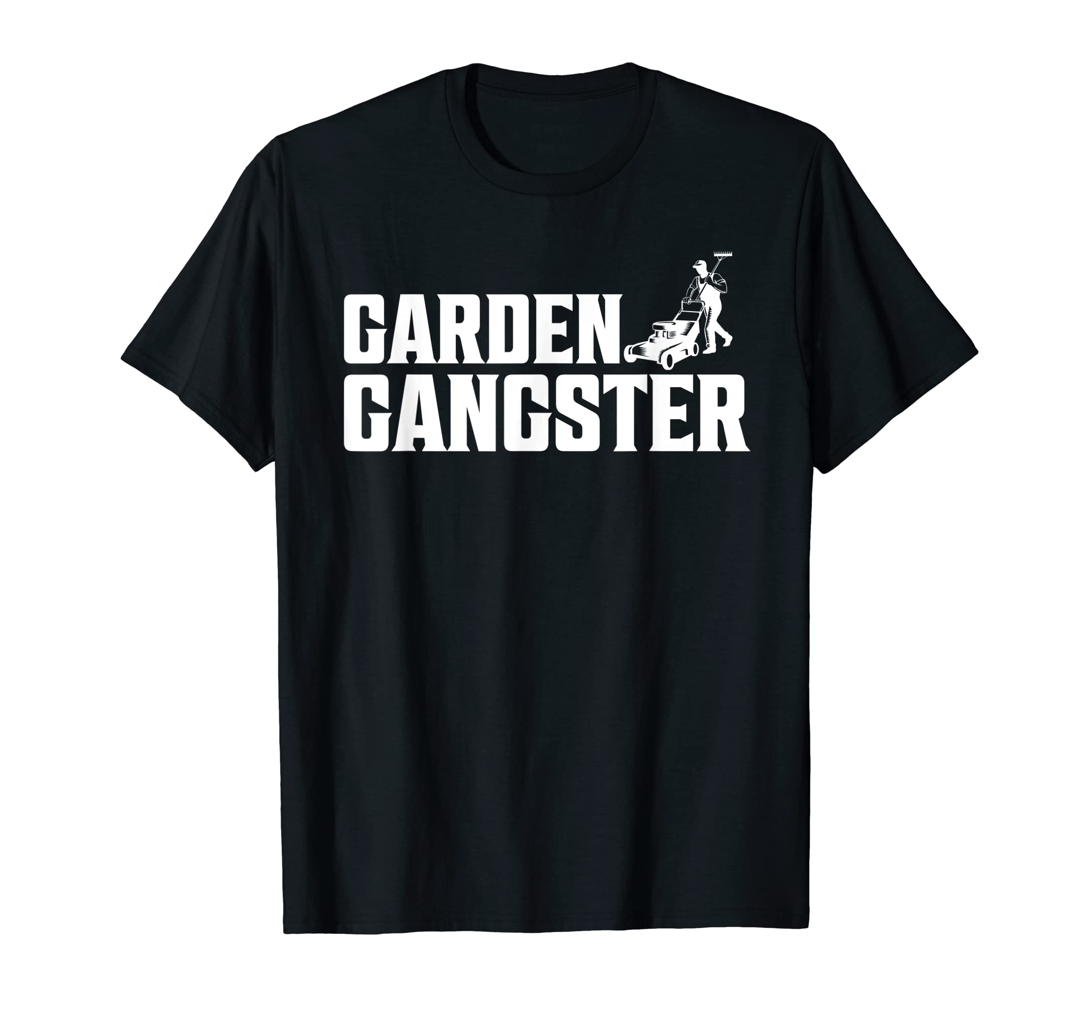 Mens Garden Gangster Boss Garden Chef Hobbygärtner T-Shirt