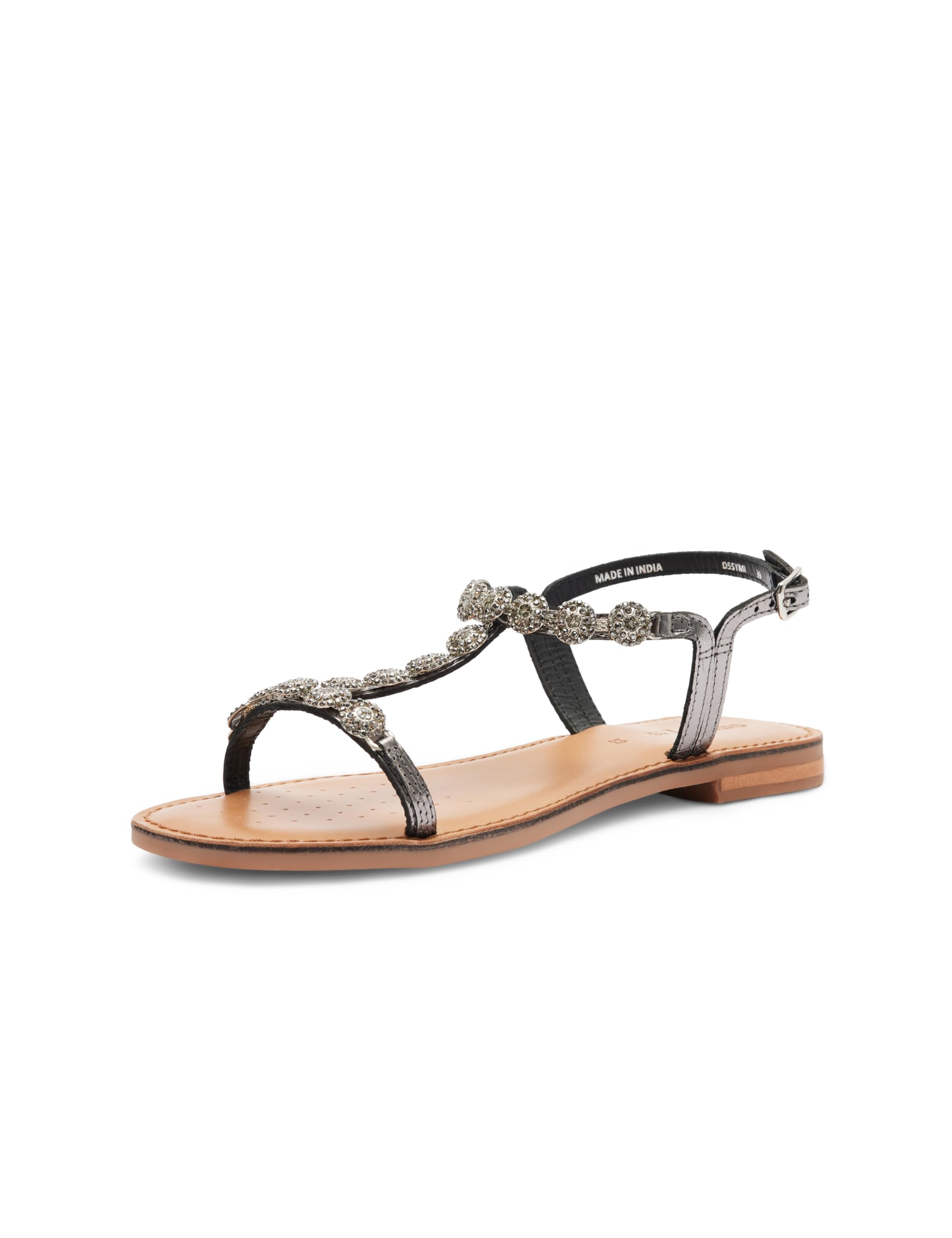 Geox D MADDALUSIAC Black - Fast delivery | Europe ! - Shoes Flat sandals Women 75,20