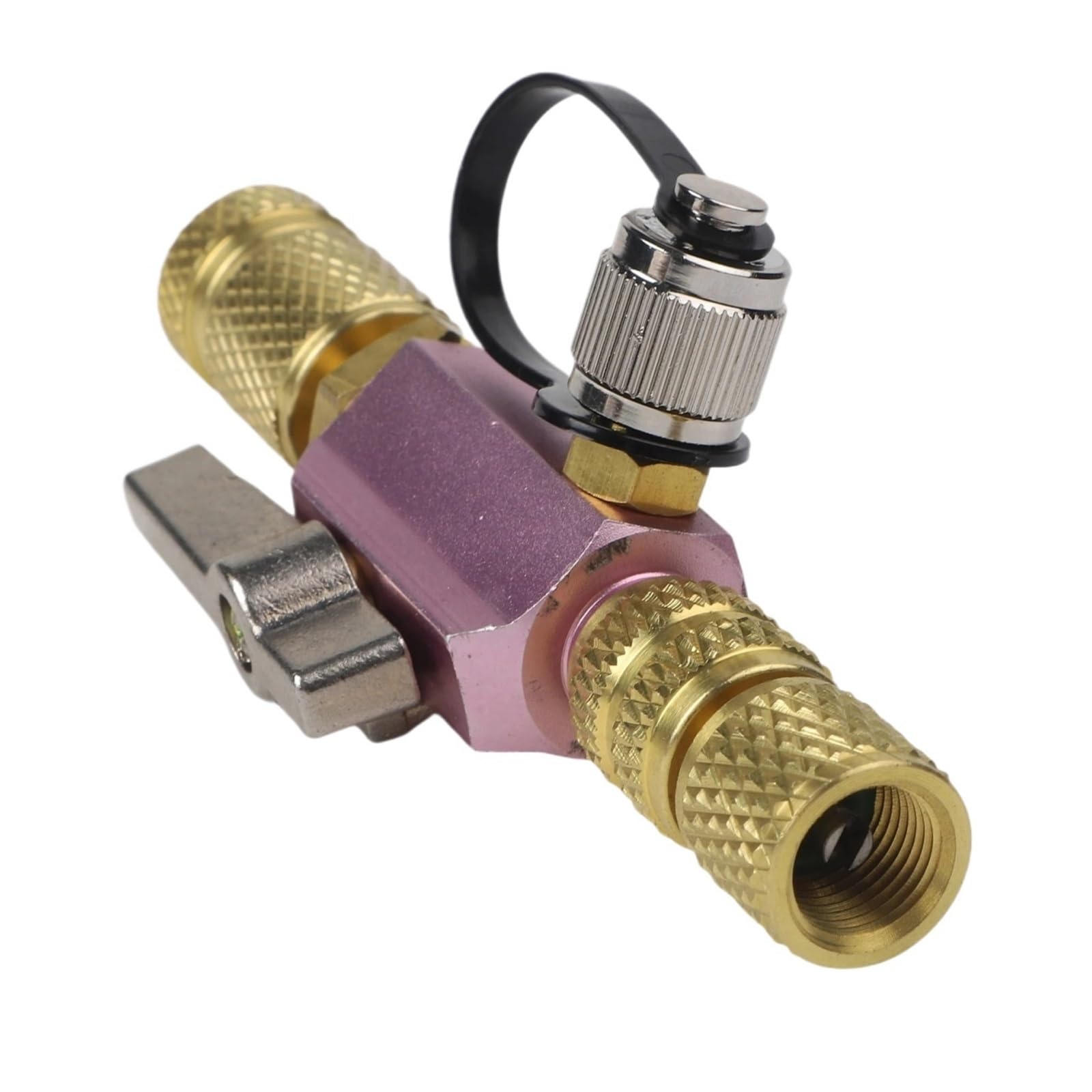Herramienta para extraer válvulas Herramienta de extracción núcleo válvula con clasificación vacío, 5/16 hembra y 14 macho