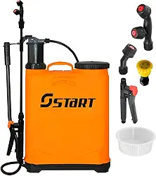 Pulverizador Costal Manual Agricola Bomba Veneno Pressurização Jardinagem Profissional 18 Litros Start