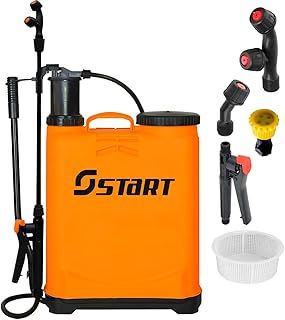 Pulverizador Costal Manual Agricola Bomba Veneno Pressurização Jardinagem Profissional 18 Litros Start