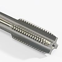 Vista 4 de 7/16 "-14 UNC HSS Tap And Die Set, 7/16 x 14 UNC Macho de rosca de máquina y rosca redonda Die mano derecha