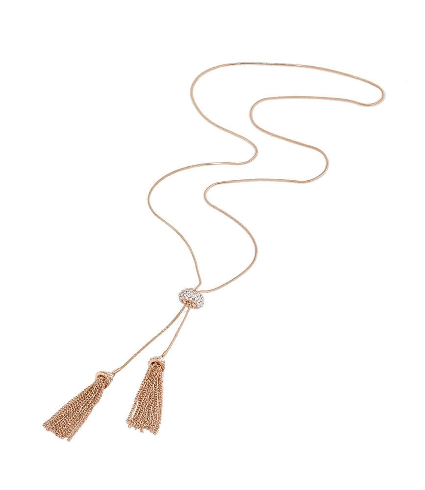 アクセサリー ANDRESED multi lariat necklace Amazon.com: Annika Bella Y Lariat Necklace, Silver Necklaces