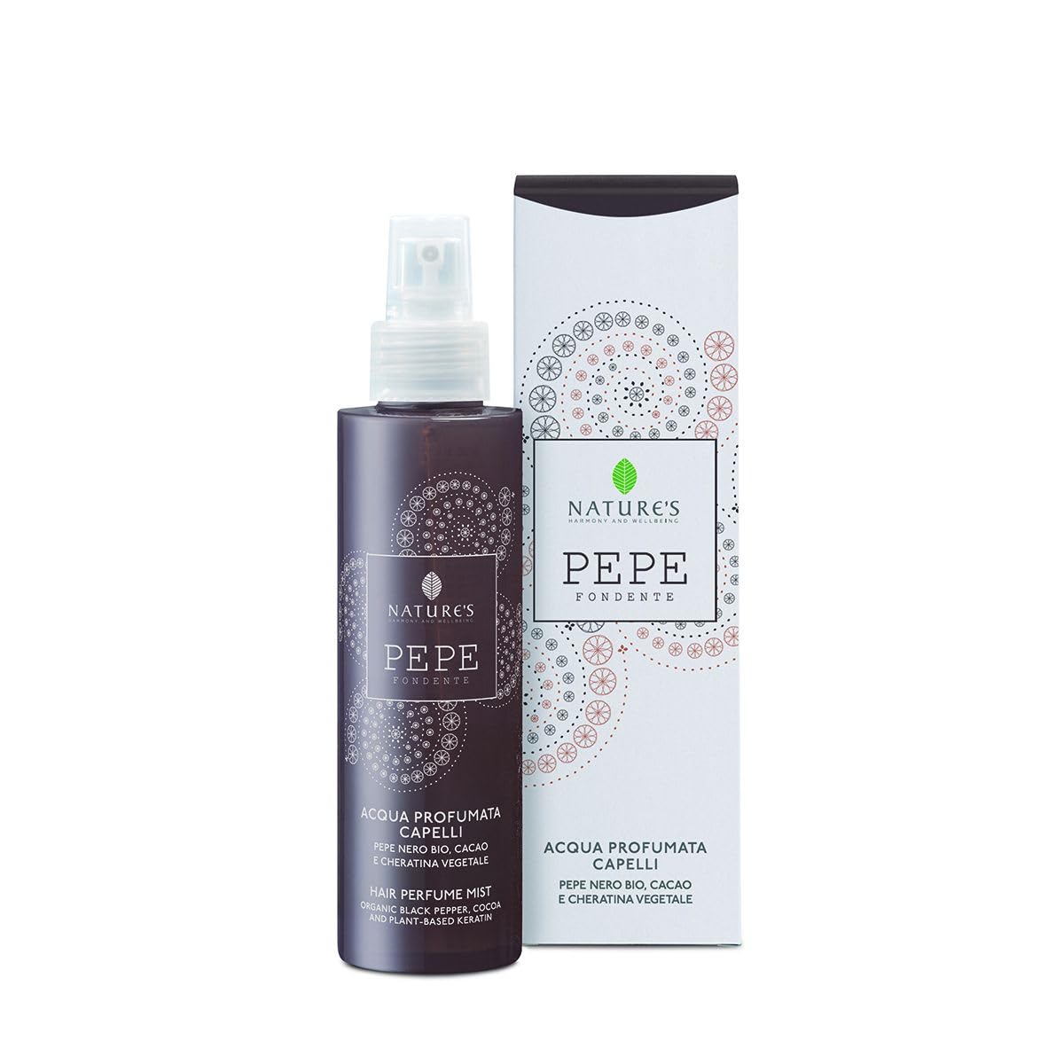 Pepe Fondente Acqua Profumata per Capelli, Spray con Cheratina Vegetale, Profumo Tulipano Bianco, 100 ml, Senza Parabeni