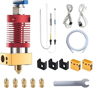 5Aplusreprap Upgrade Ender 3 Hotend, CR10 J-Head Hotend, Assembled Extruder 3D Printer Hot end Kit 24V 40W Use for Creality Ender 3 /Ender 3 Pro/Ender 3 V2,CR-10/CR10S with 3D Printer Parts
