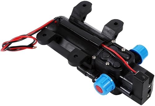 Miniatura 5 de Bomba pulverizadora autocebante DC 12V Bomba de agua de alta presión 5 LMin 116 PSI Bomba de diafragma de presión de agua dulce con abrazadera de