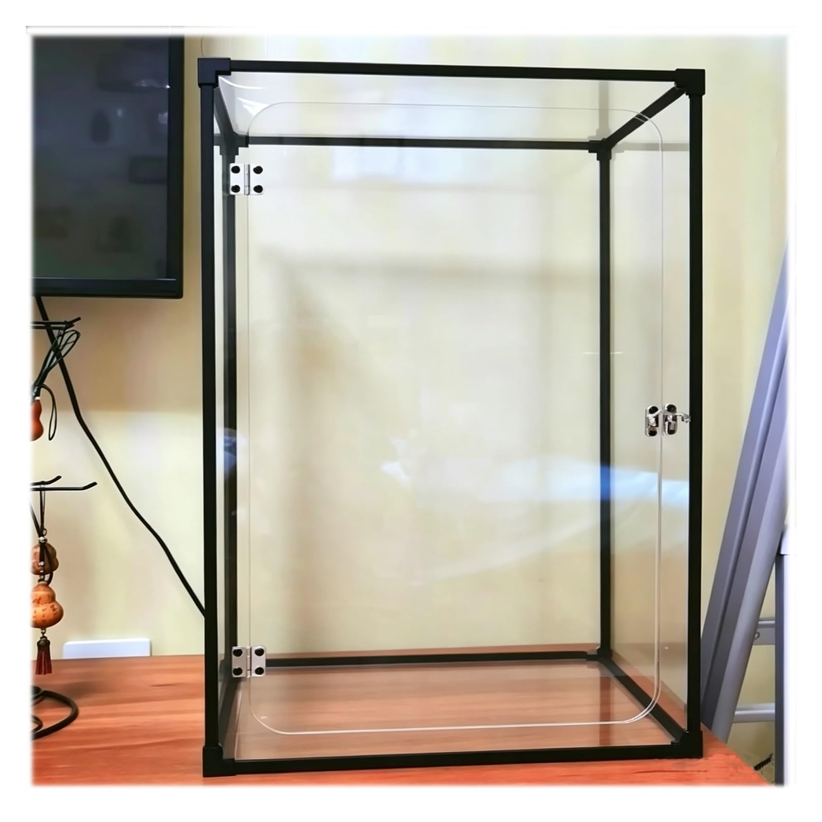 Acrylic Display Case Large 6 8 10 12 14 16 20 24 Inch Tall, Acrylic Presentation Box Exhibit Case for Artworks/ Models, Stackable Clear Cube Display Box Bin(20x20x20inch/50x50x50cm)