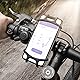 Retoo Handyhalterung Fahrrad Silikon, Abnehmbar 360° Verstellbare, Universal Motorrad Handyhalter für 3,5-6,5 Zoll Smartphone, Handy Halter Abnehmbar für Lenker Motorrad, Rennrad, MTB und E-Bike