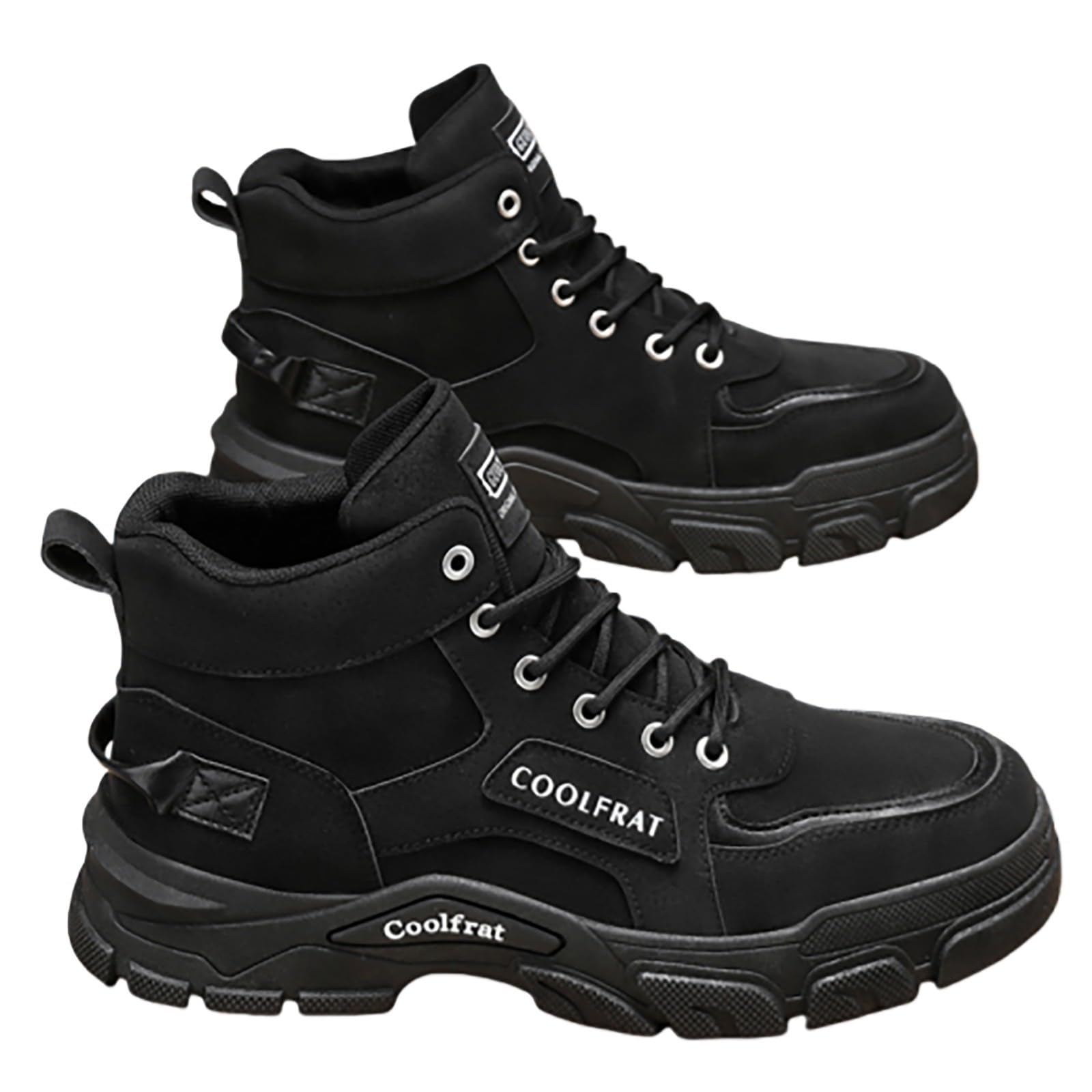 Stivali da trekking da uomo con piattaforma, 39-44 EU, stivali corti in