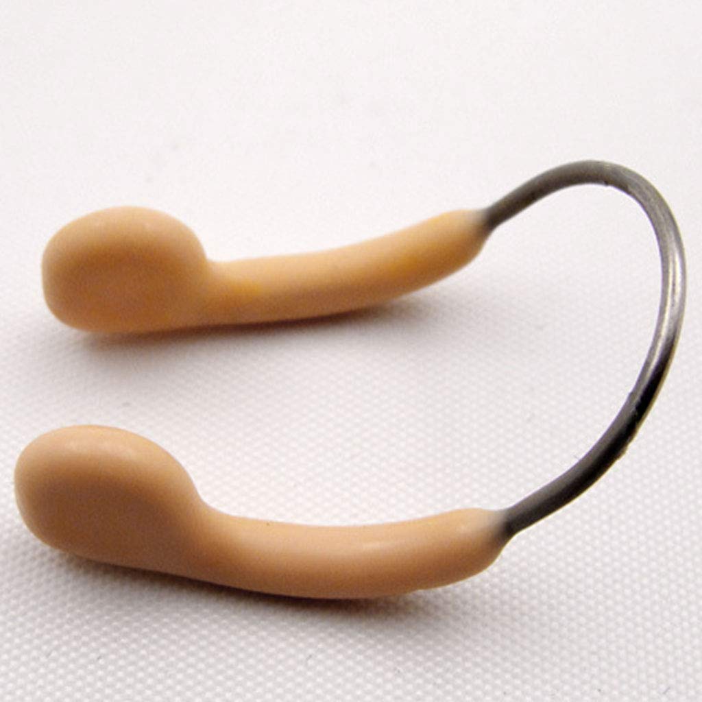 eletyuty Swimming Nose Clip Soft Silicone Pad Waterproof Surfing Nose Plug Protector Adjustable Comfortable Unisex Swim Accessories