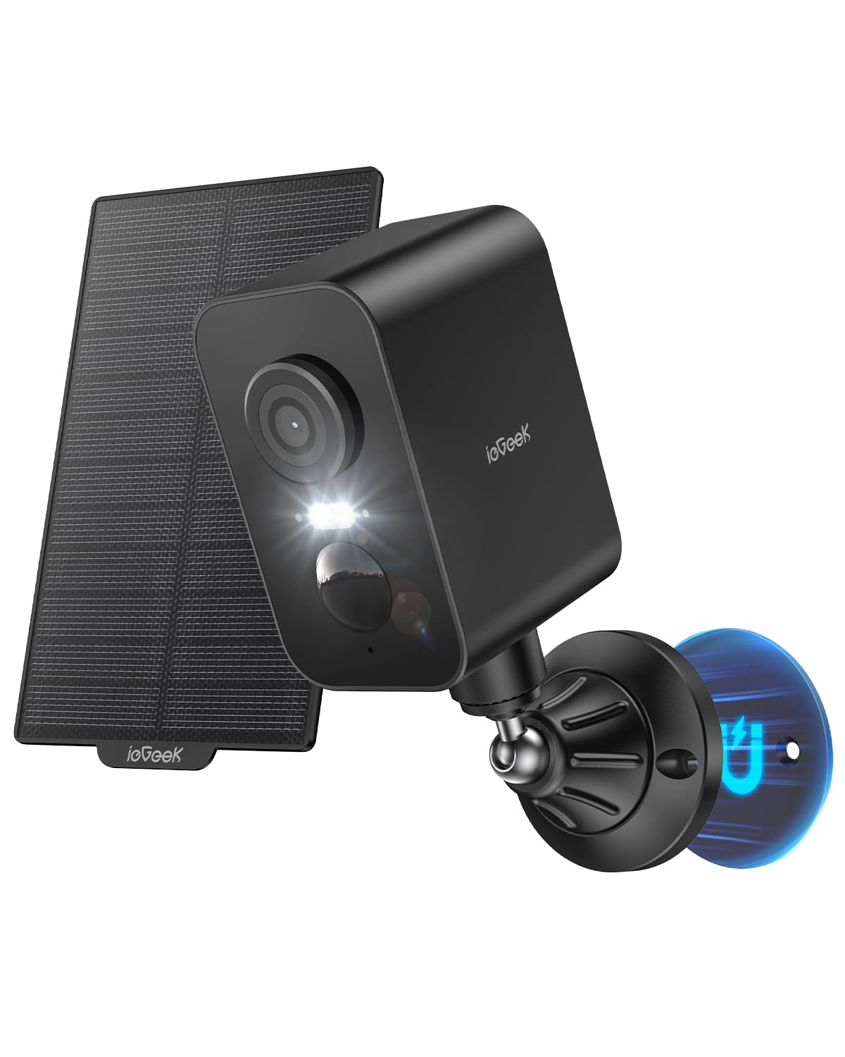 【強力マグネット式設置・PTZ首振り・穴あけ不要】防犯カメラ 屋外 ソーラーna 強力マグネット式設置・PTZ首振り・穴あけ不要】防犯カメラ 屋外