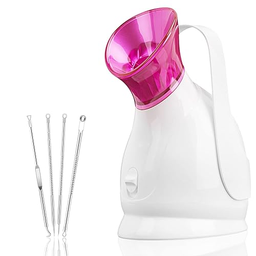 Vaporizador facial de vapor caliente nano iónico cara hidratación de la piel con apertura de poros limpieza profunda disponible en Yaxa Colombia