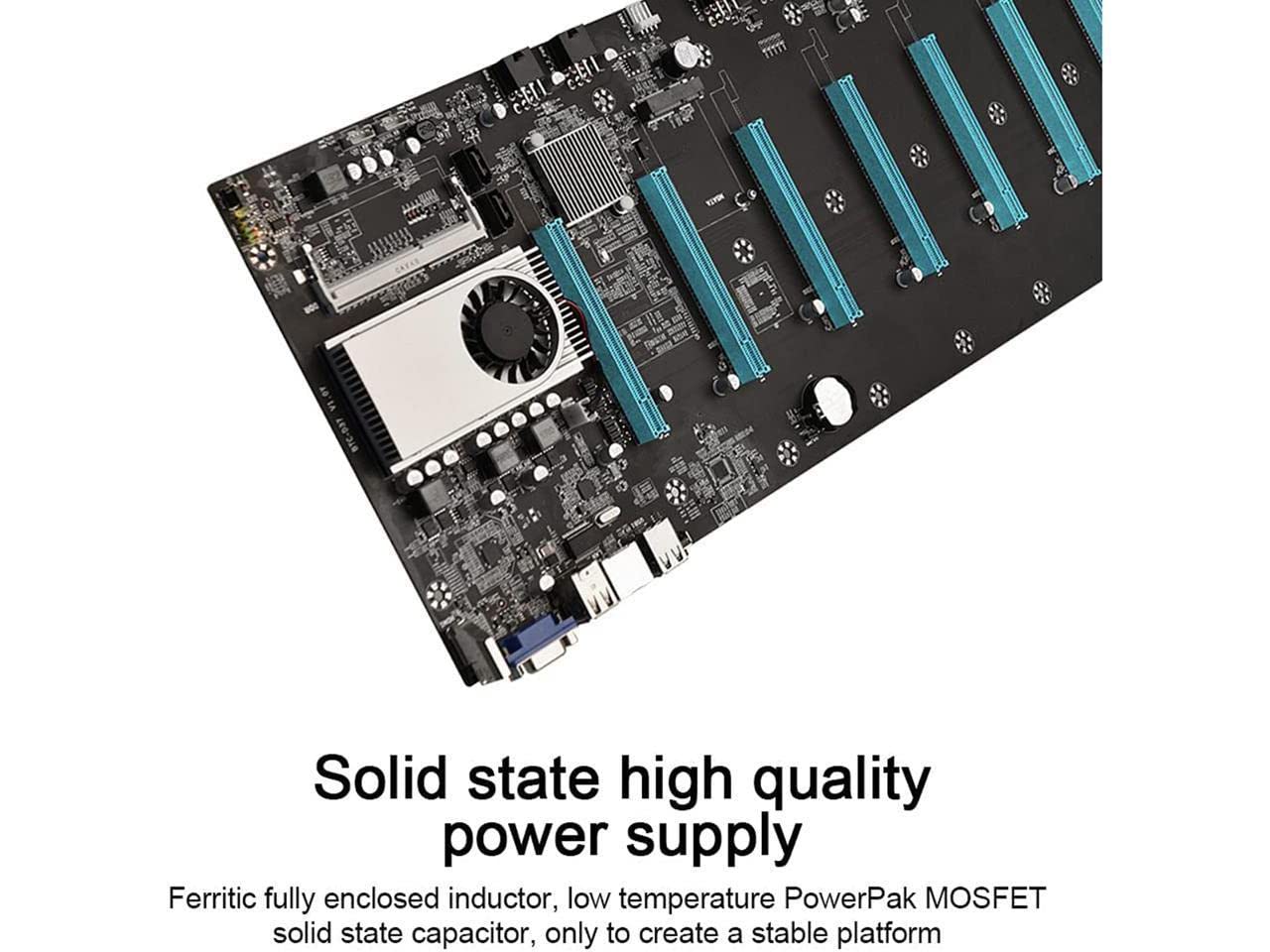 マザーボード BTC-S37 Mining Rig Case 7 GPU Miner Rig Amazon.com: BTC-S37 Complete Mining Rig ETH Miner System for