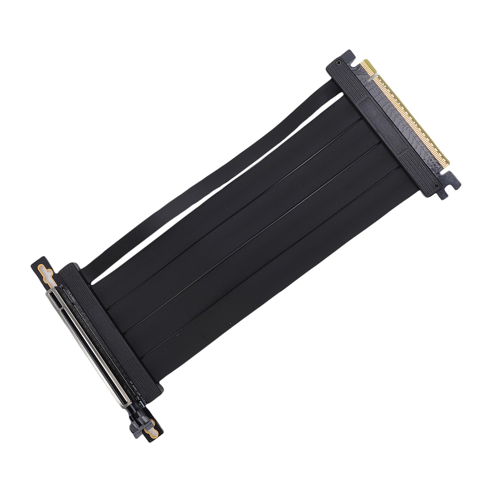 PCIe 5.0-Riser-Kabel, PCIe 5.0 X16 200 Mm Hochgeschwindigkeits-Extender, Flexibler Erweiterungsport mit 128 Gbit/s Bandbreite, Abwärtskompatibel mit 4.0 3.0 2.0 1.0, Ideal für RTX4090 Ti AI