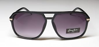 Sean John Sjs1003ce Sunglasses Oversized Lenses Plastic Temples Premium Segment