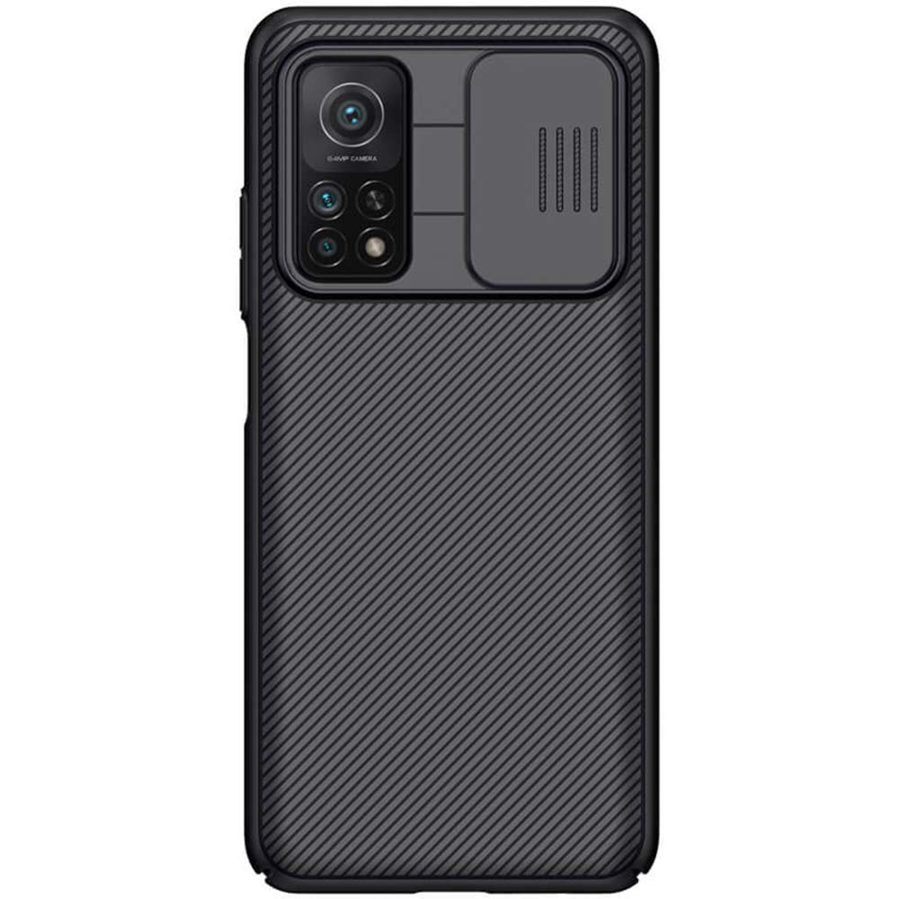 Nillkin Case Compatible with Xiaomi Mi 10T 5G Cover, Hard CamShield Camera  Slide, Drop Protection Cover [Built-in Lens Protector][ Designed for Pro 
