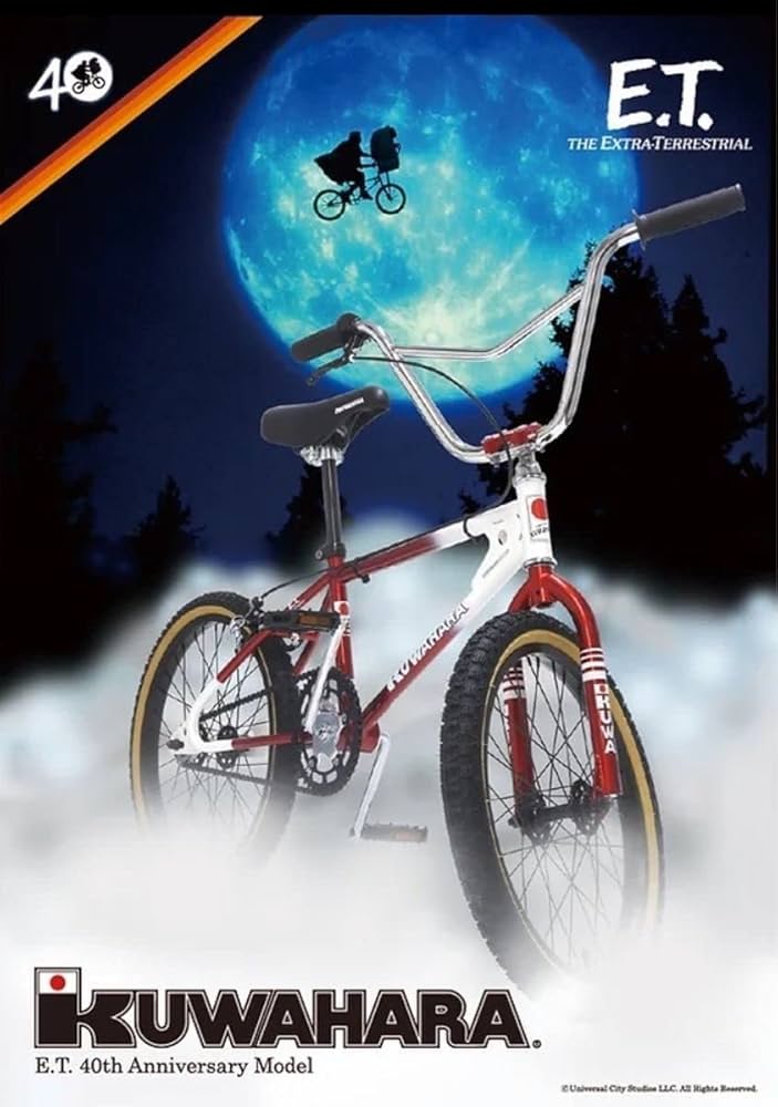 E.T. KUWAHARAポスター Amazon.co.jp: KUWAHARA × E.T. ポスター BMX クワハラ 桑原