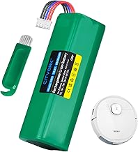 CITYORK 6500mAh/14.4V Replacement Battery for Ecovacs Deebot T8/ T8+/ T8 AIVI/MAX, Deebot T9/ T9+/ T9 AIVI, Deebot T10/T10+, for Ecovacs Deebot T20/ T3/ X1 Omni/Turbo/Plus Battery