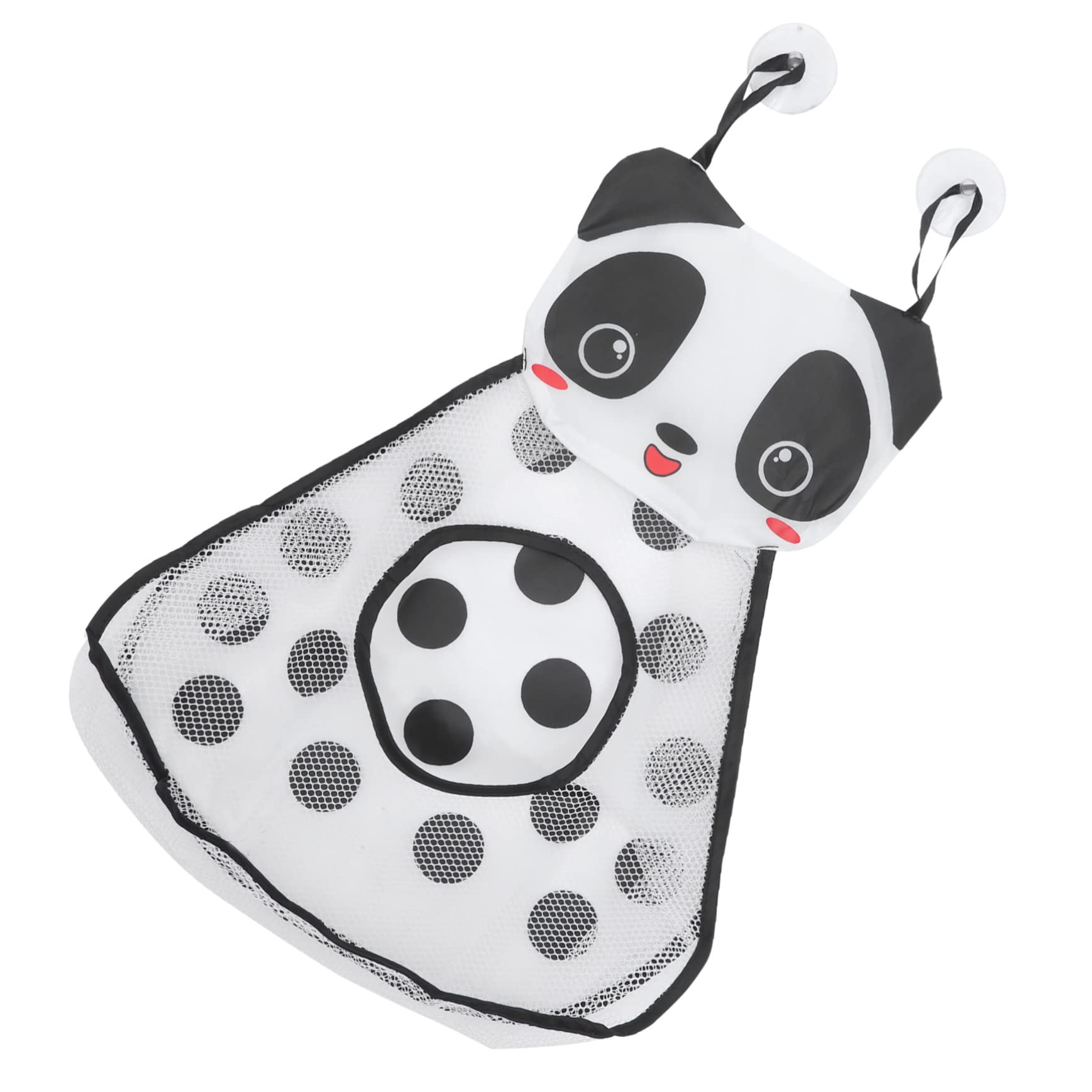 VICASKY 5pièces De Rangement Maille Pour Jouets De Bain Organisateur De Jouets Pour Garçon Fille Avec Ventouse Design Animaux Carton Panda Pratique Et Spacieux Pour Salle De Bain