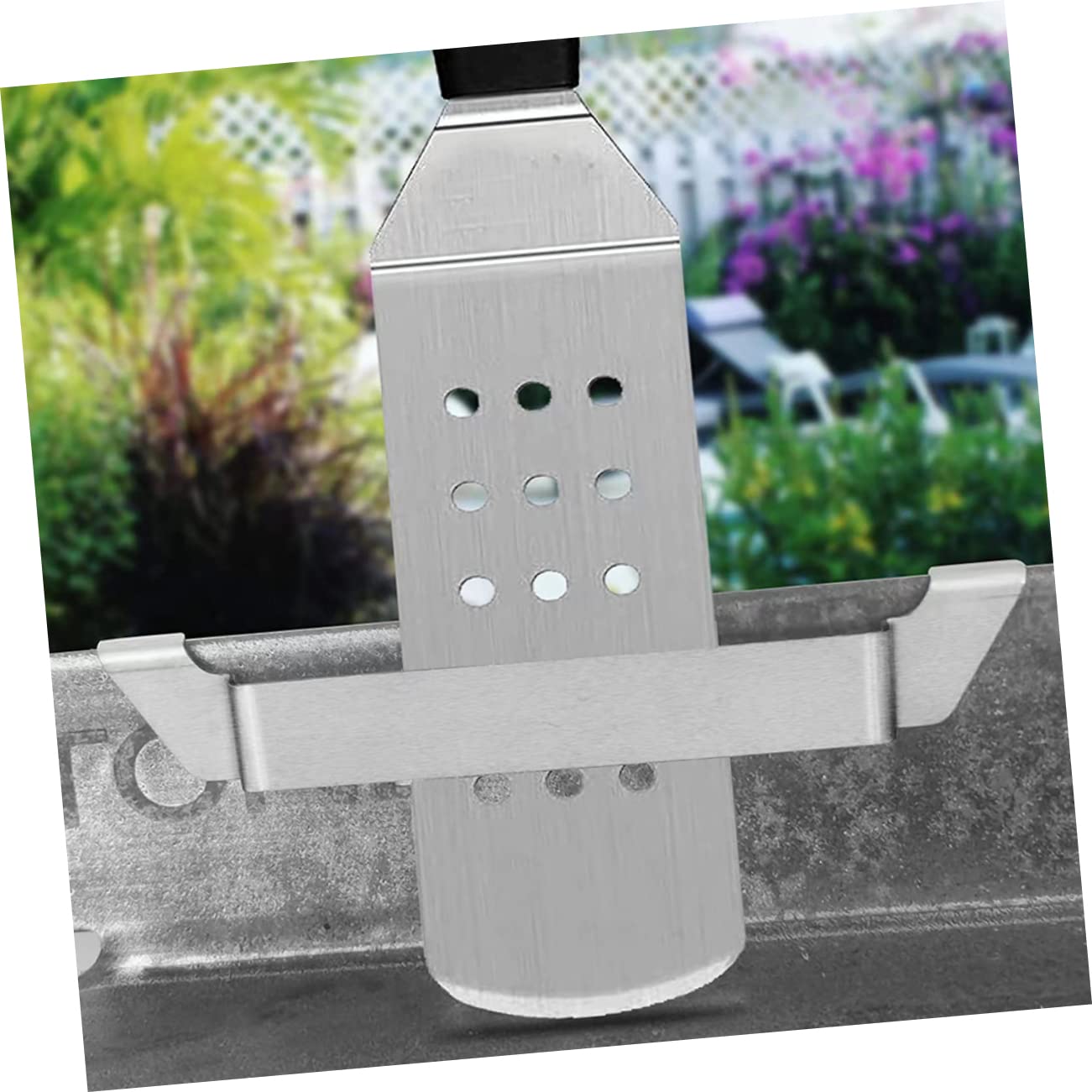 5 Pezzi Spatole da Barbecue Inossidabile Accessorio per Design Aggiornato con Ganci