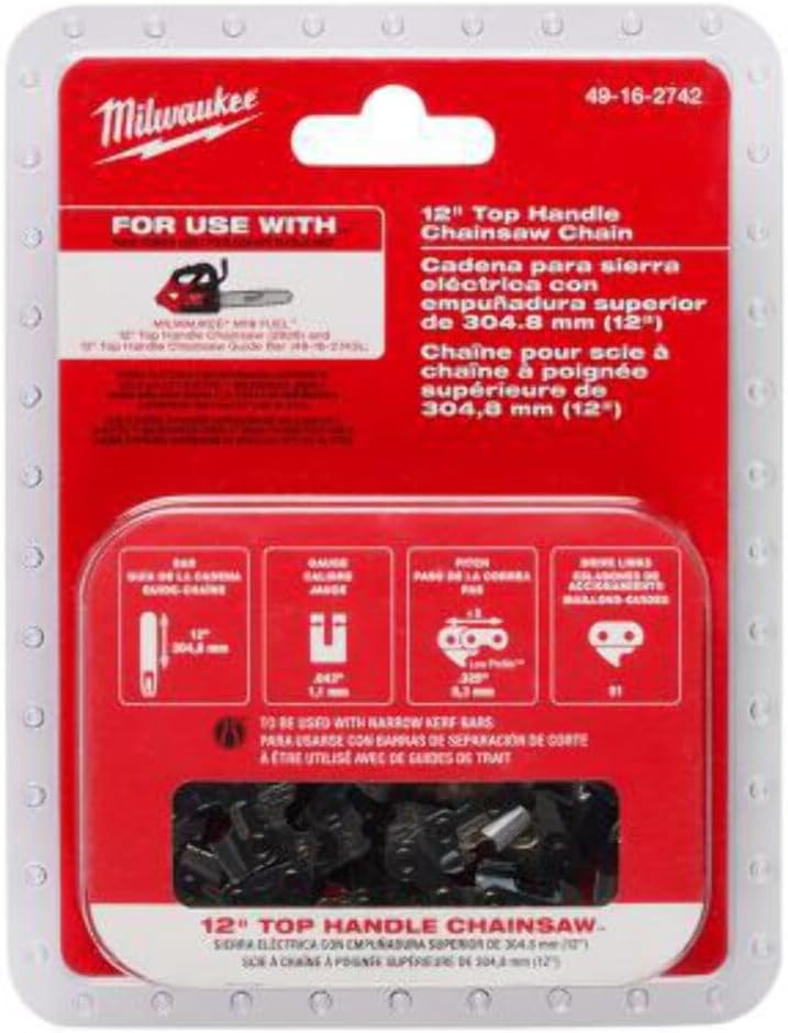 MILWAUKEE 49-16-2742 12" TOP HANDLE CHAINSAW (49-16-2742)
