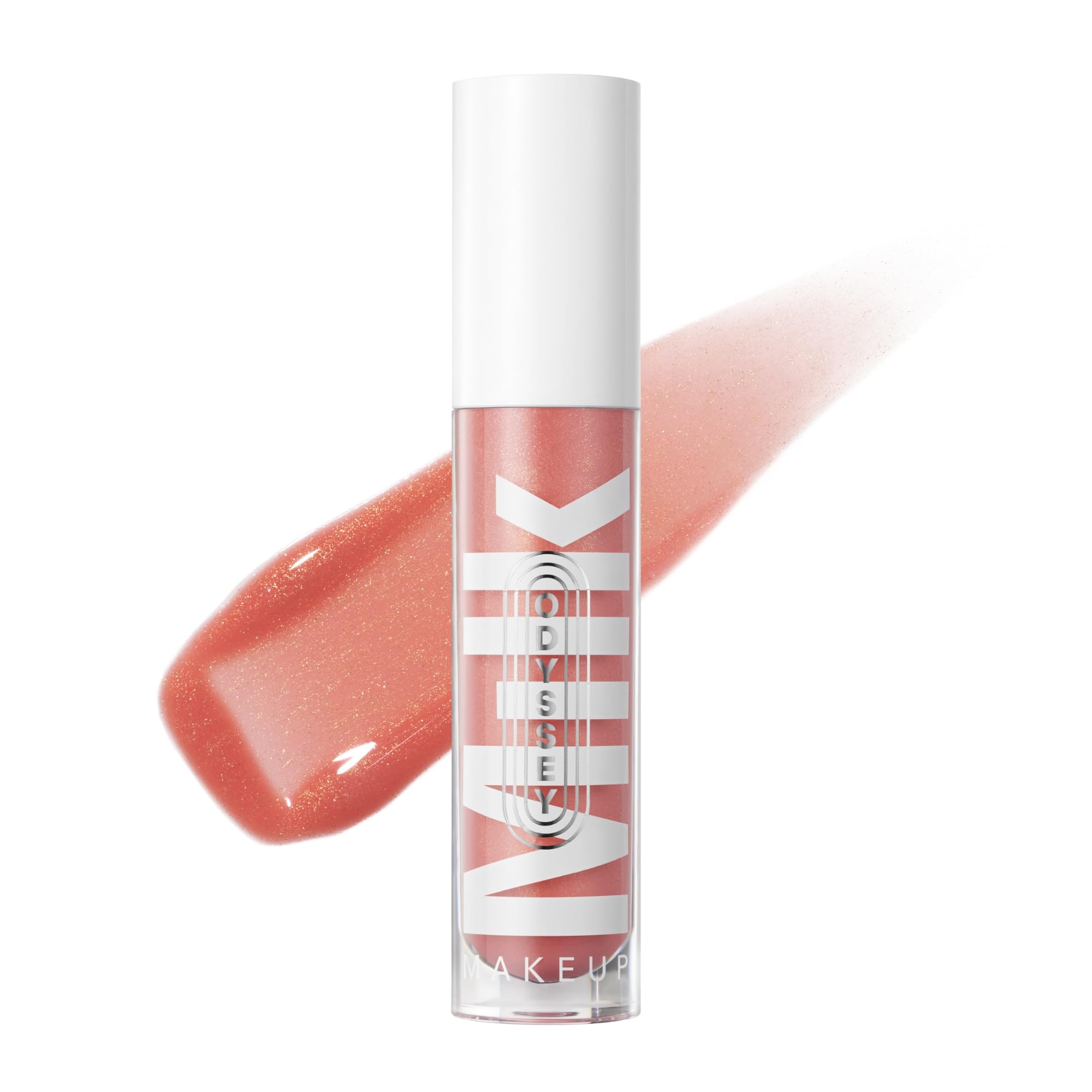 Milk Makeup Odyssey Lip Gloss – Non-Sticky, Hydrating + Sheer-Tinted Gloss with Long-Lasting, High Shine Finish – Vegan Formula Nourishes with Jojoba Oil