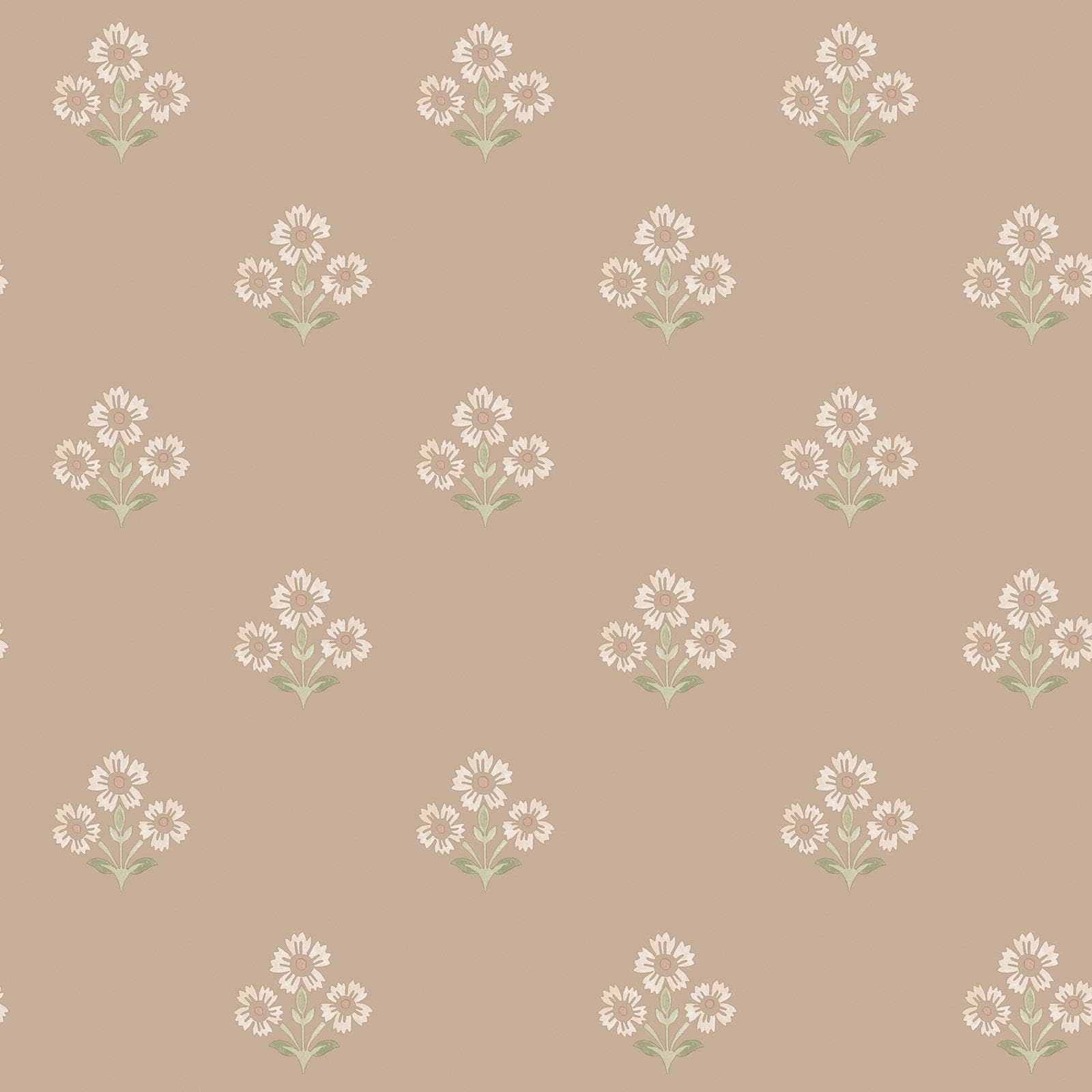 Holden Décor Daisy Motif Wallpaper - Paper - Small