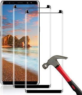 【2-PACK】Coolpow Designed for Samsung Galaxy Note 9 Screen Protector, Case Friendly, Anti-Bubble, 3D Curved, Full Coverage, 9H Hardness, HD Clear, Note 9 Screen Protector Tempered Glass Cell phone Film