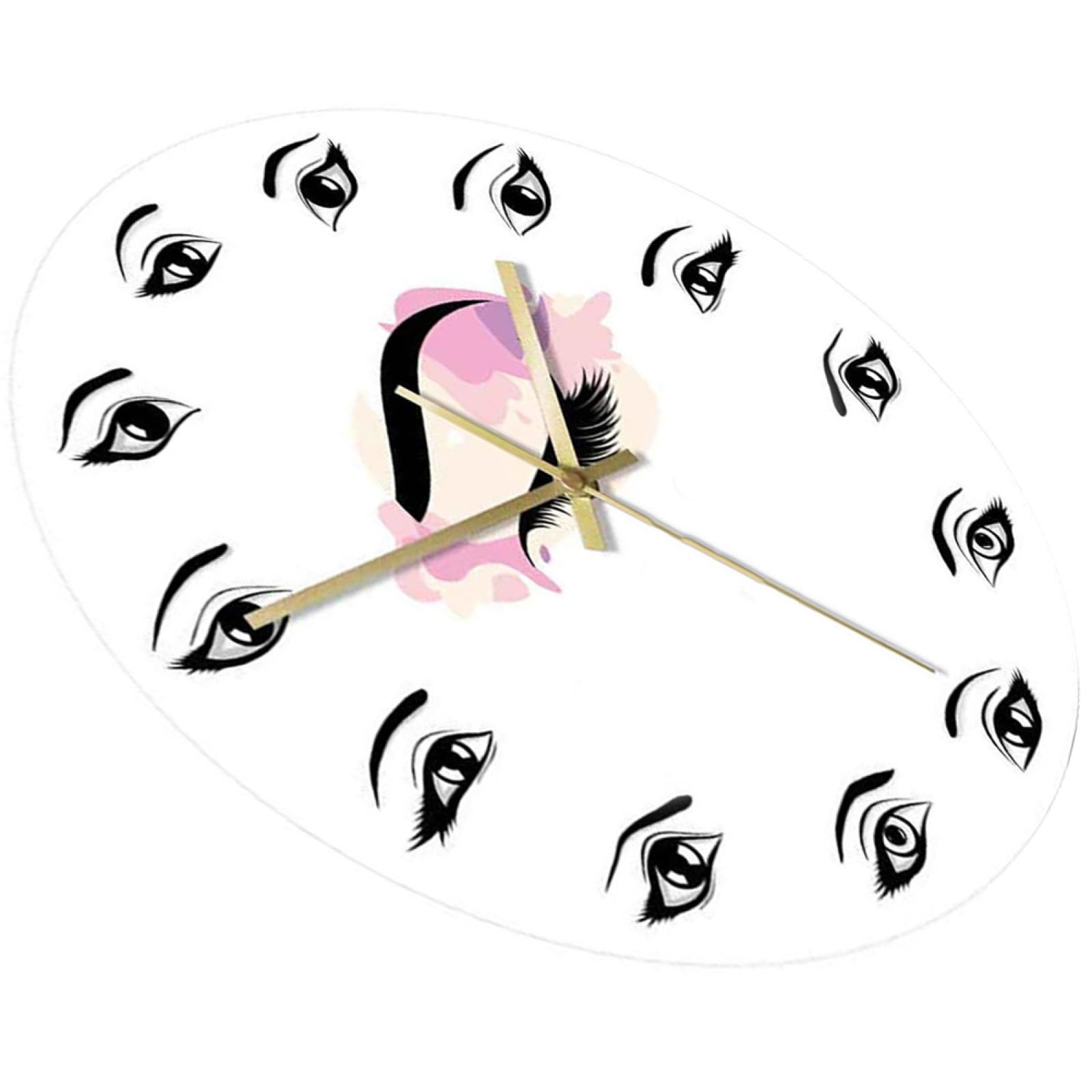 Horloge murale moderne pour salon de beauté et chambre zen Alipis