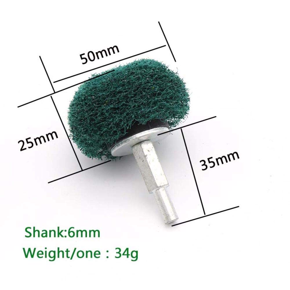 Tarcza do szorowania Głowica szlifierska Tarcza po 1 szt. 6mm Shank nakładka do szorowania głowica szlifierska z włókna nylonowego polerowanie tarcza polerska elektryczna szlifierka szczotki narzędzia