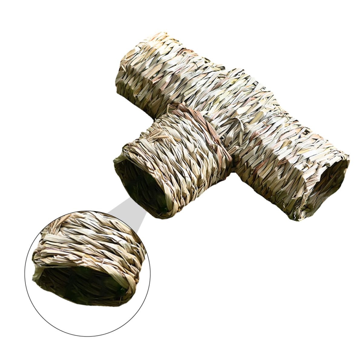 VANZACK 2piezas Hamster Hut De Natural Juguete para Hámster y Roedores Accesorio para Diseño y Mano