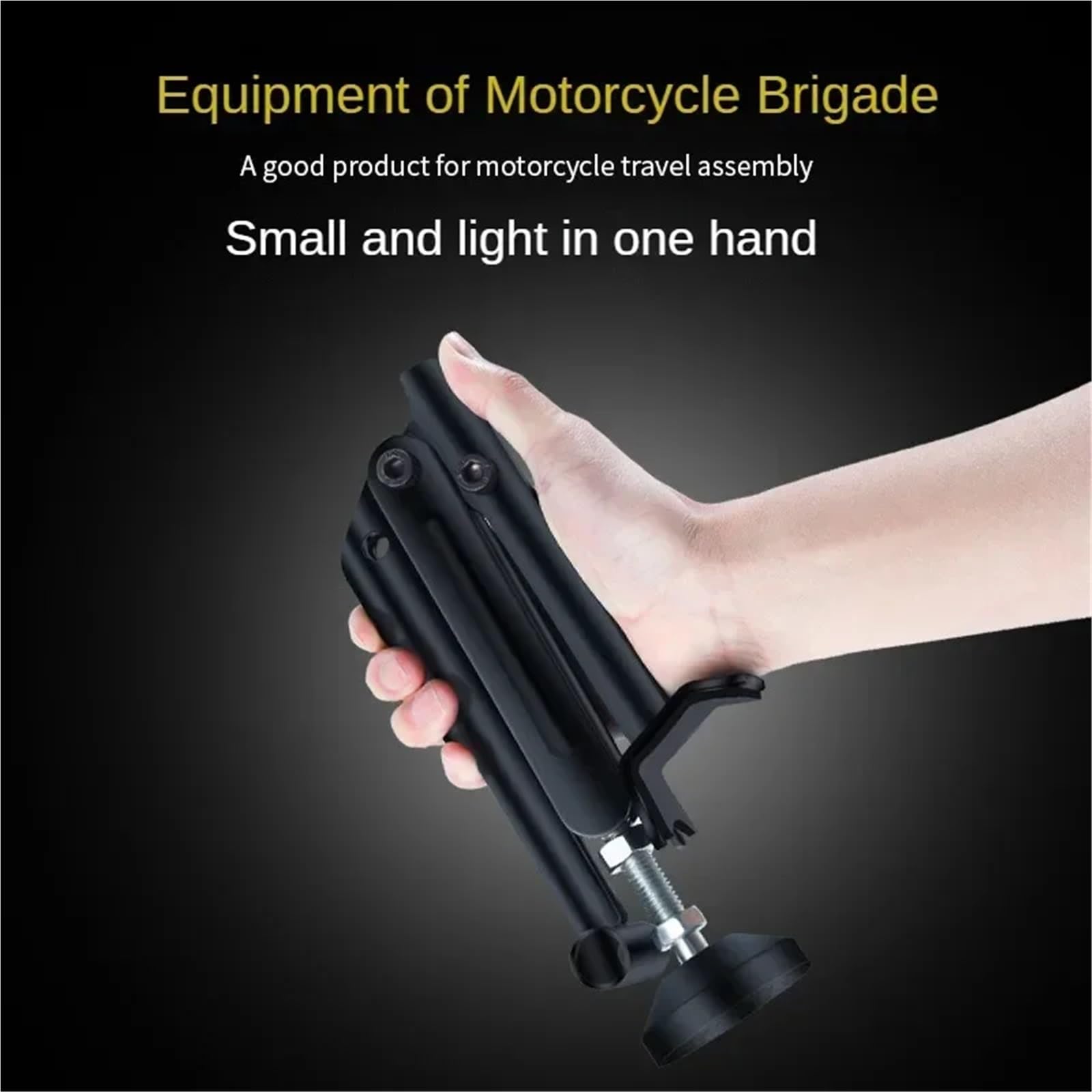 adapter podpórki Podpórka Pod Motocykl Koło Boczna Paddock Stajnia Konserwacja Do Parkowania Narzędzie Składane Przenośne Praca(Single rib)