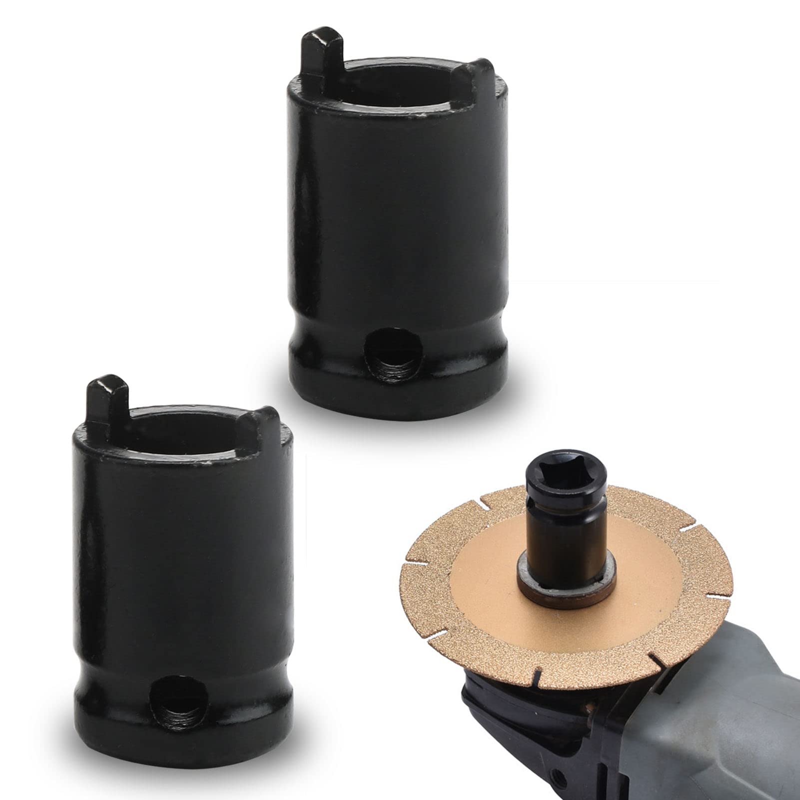 ripefunSocket Wrench for Angle Grinders, 2 Pcs Adjustable Detachable Grinder Wrench, High-Strength Power Tool Accessory for Versatile Applications, DIY Enthusiasts, Automotive, Construction