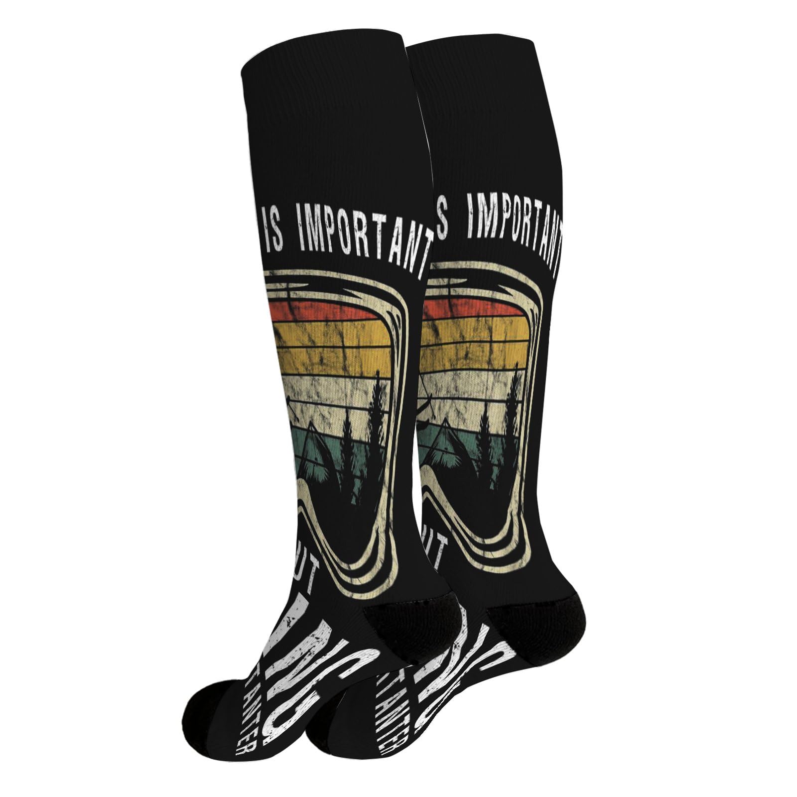 Education Is Important But Skiing Is Importanter Womens Trouser Socks