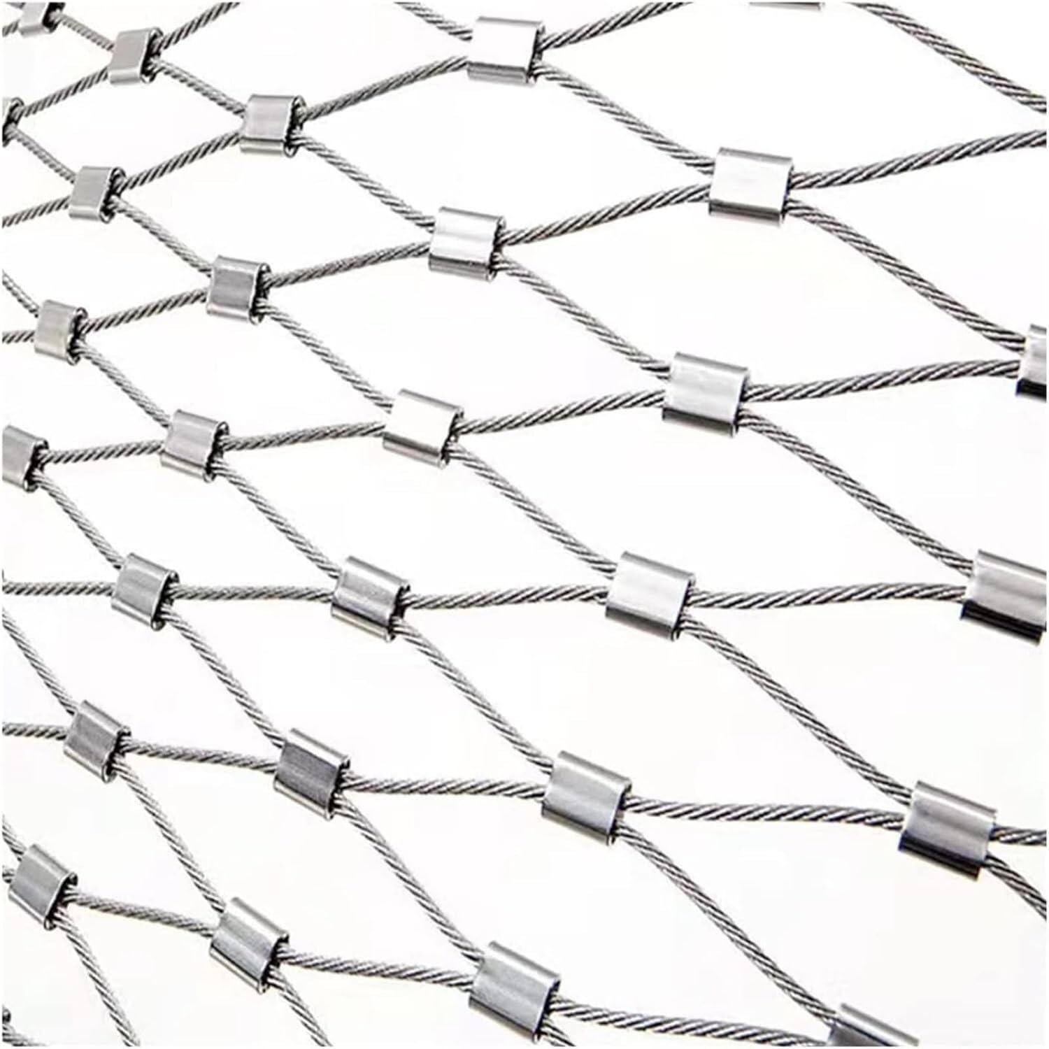 Filet de corde en acier inoxydable 304 pour protection de jardin et clôture d'animaux de ferme