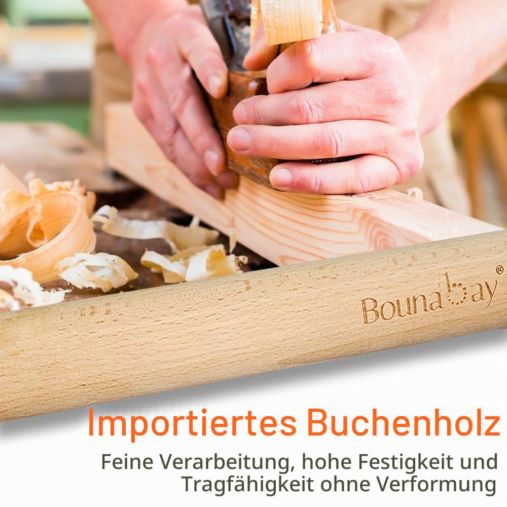 Parallettes calisthenics Holz Rutschfeste Liegestützgriffe, Premium Turnen und Calisthenics Equipment, Bounabay Dip Bar Krafttraining, Handstand Barren, Push up bar