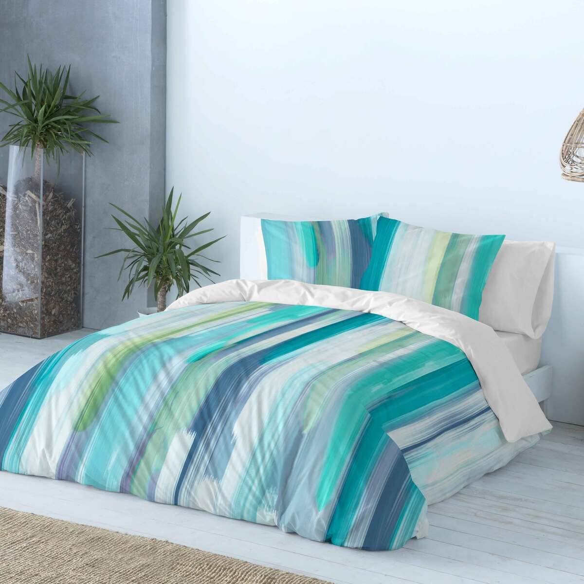 Kit Couette Keepsake Quilting Neptune's Net - Taille Queen 96x96 Avec Tissu