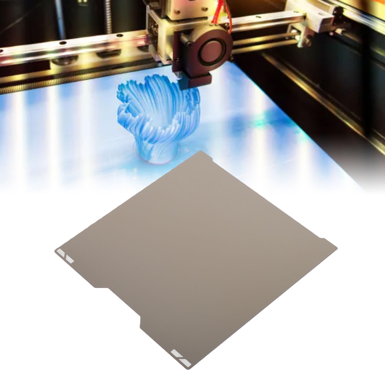 Sxhlseller Piastra di Costruzione PEI Adatta per Stampante 3D Lab H2C Letto di Stampa Fronte-retro 335x325mm