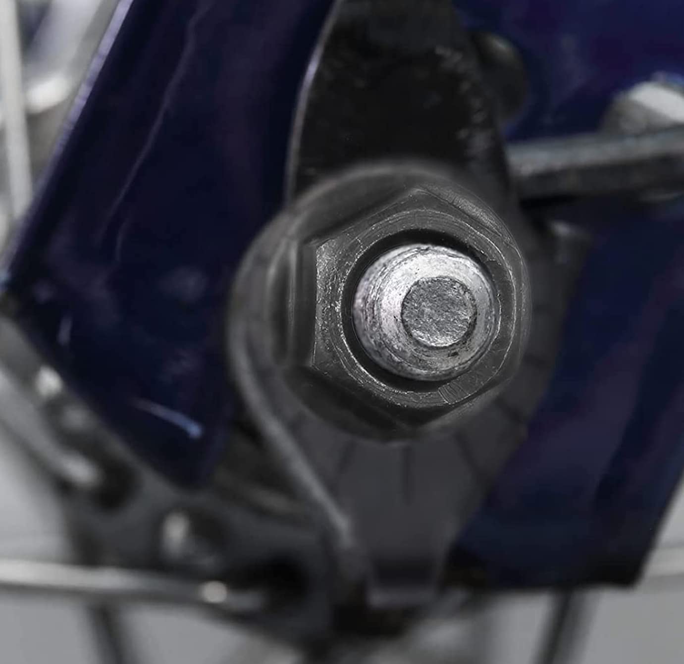 Mardatt Lot de 60 écrous d'essieu et rondelles M8 M9.5 M10 pour moyeu de vélo, écrous à bride hexagonale, rondelles de sécurité pour moyeu de roue avant et arrière