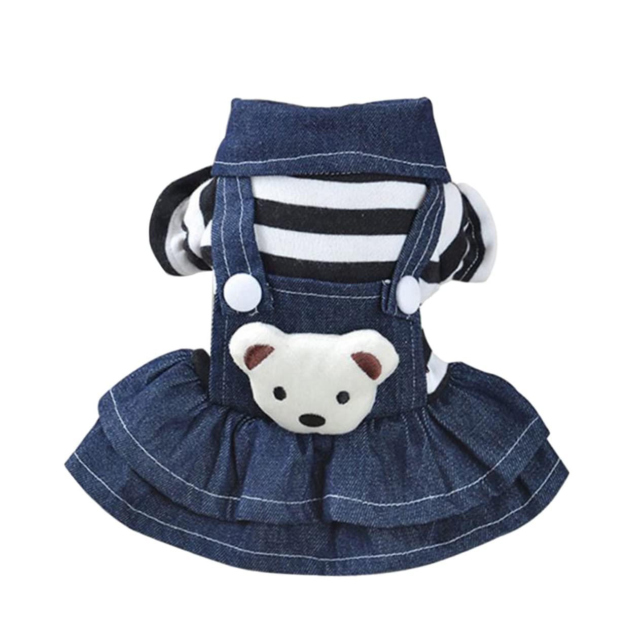 Vestito per Cani e Gatti a Salopette Orso in Cotone