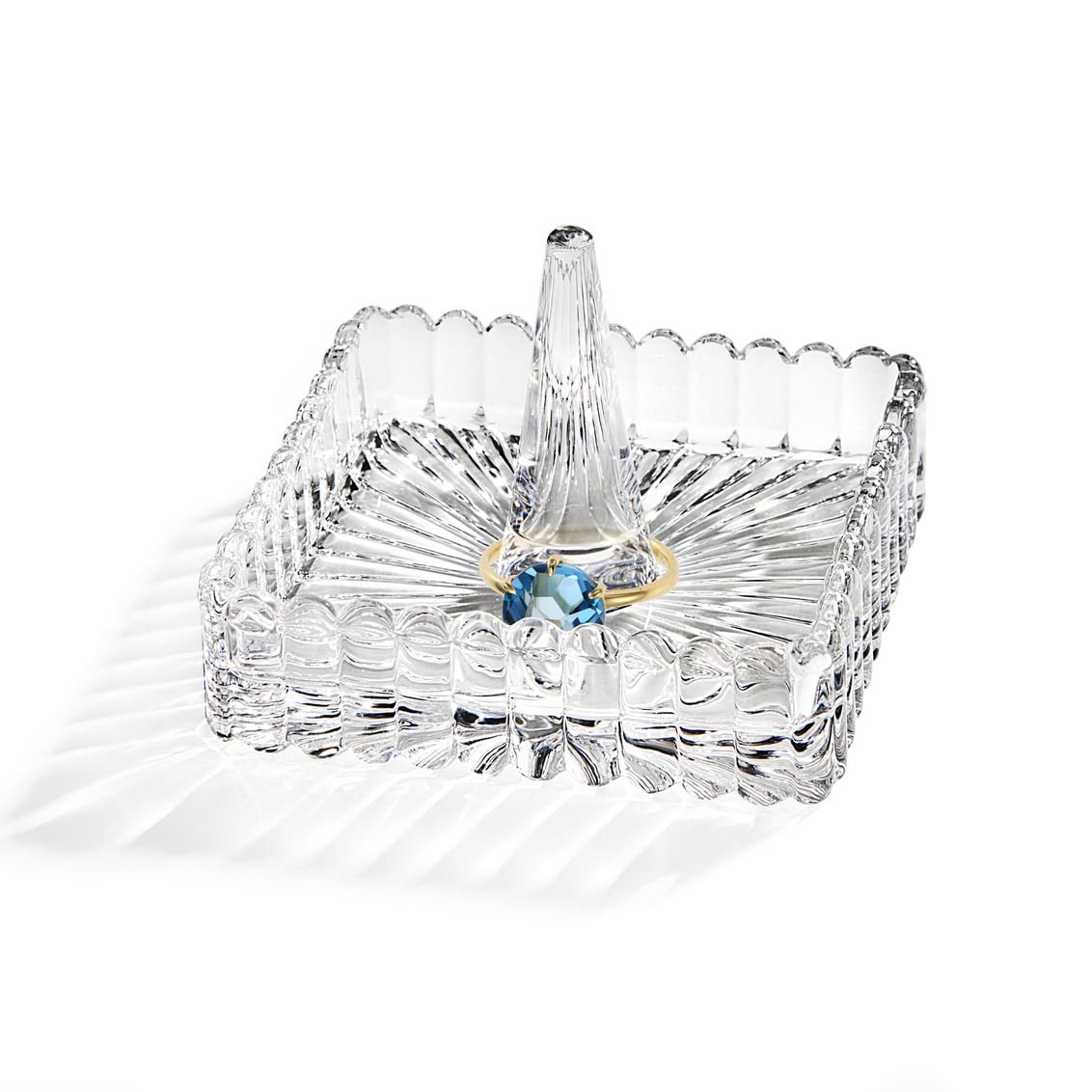 STUDIO SILVERSMITHSRing and Jewelry Holder with Square Base