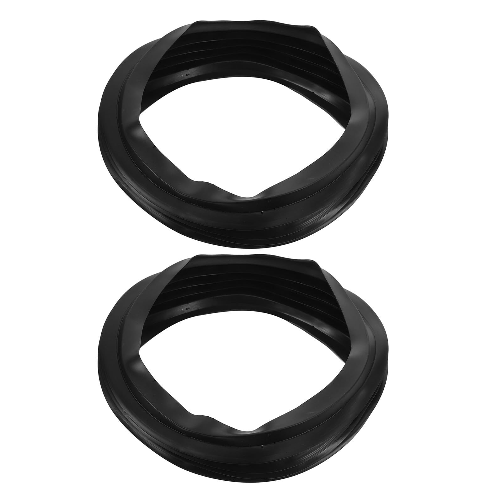 Lavacabezas peluquería goma negra anillos de cama de champú para barberías