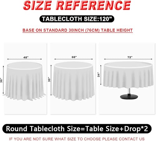 Miniatura 5 de Eternal Beauty Mantel redondo de lentejuelas de 120 pulgadas, grueso, redondo que no se trasluce, color rosa fucsia, para bodas y fiestas de