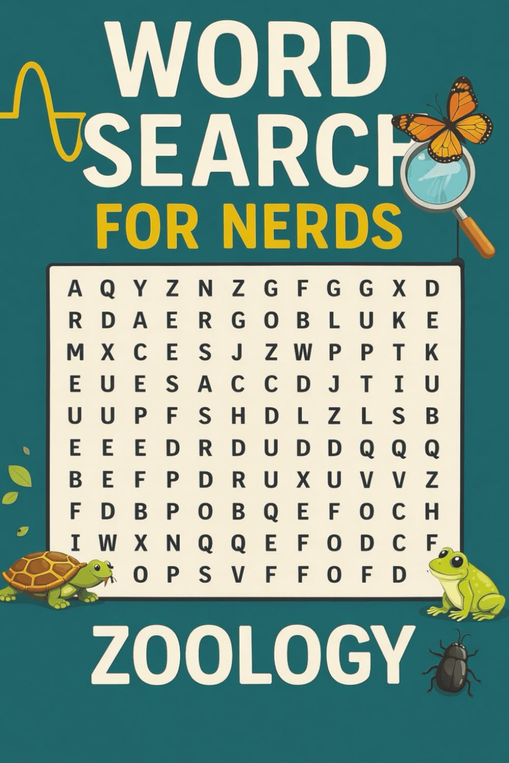 WORD SEARCH FOR NERDS - ZOOLOGY: A Curiosity-Driven Puzzle Book for Animal Science Minds! (Word Search For Nerds Series)