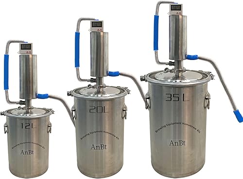 Miniatura 8 de Anbt Destilador de alcohol de 15.8 galones para Moonshine, whisky, brandy, kit de preparación de vino de vodka con bomba de agua (fuerte 80% ABV)