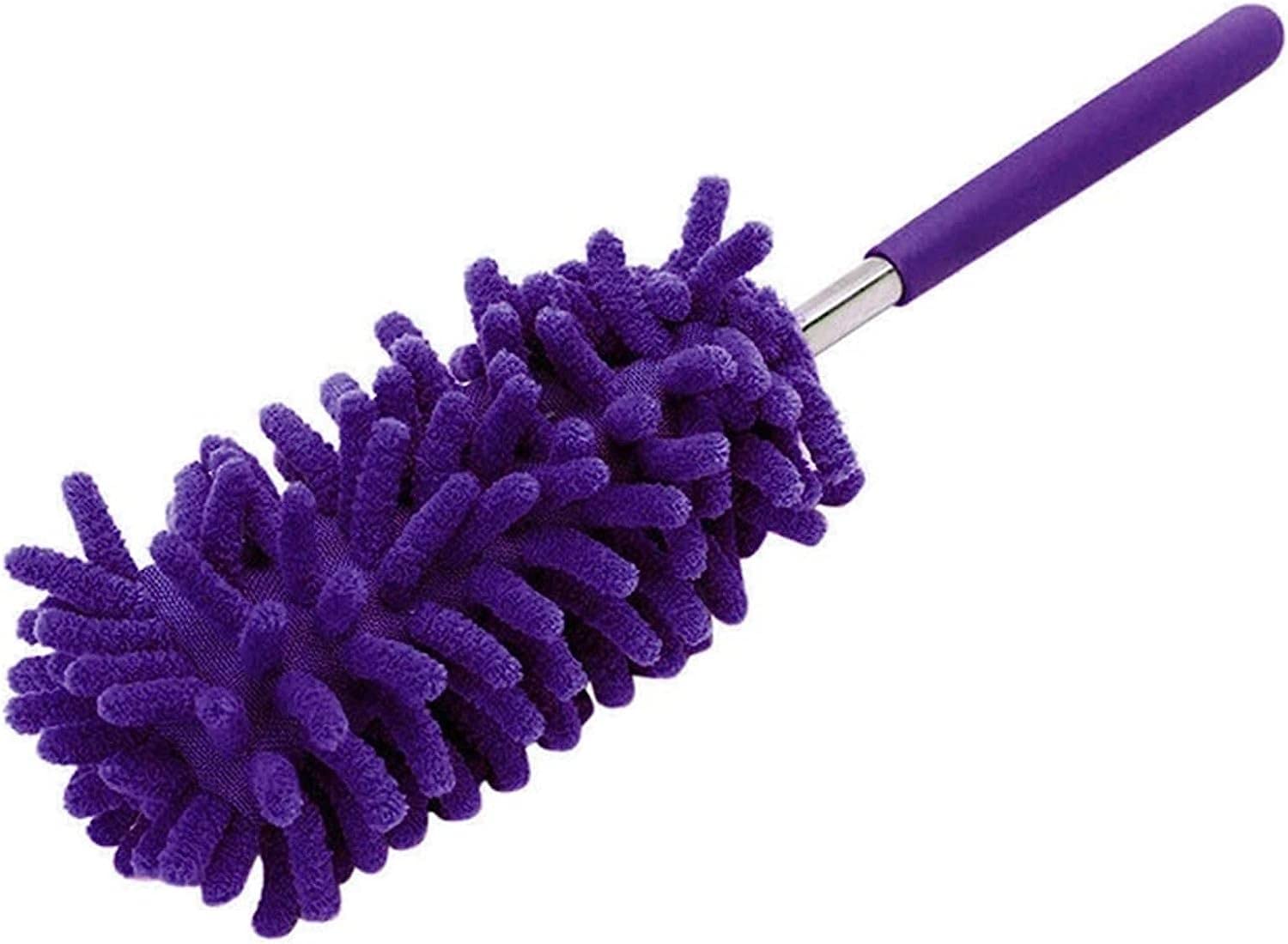 Duster regulowany wysuwany odkurzacz klimatyzacja narzędzie do czyszczenia mebli domowych w samochodzie(Purple)