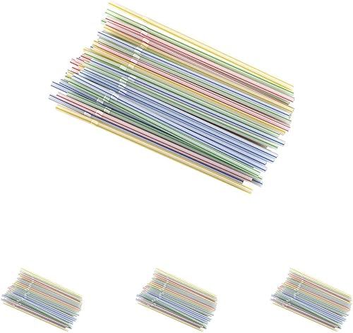 Miniatura 2 de GoodCook Pajitas flexibles pequeñas multicolor 50 unidades