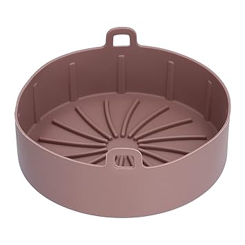 Silicone Fryer Pot, Safe Electric Fryers Tray 19CM High Temperature Resistant for Restaurant for Kitchen