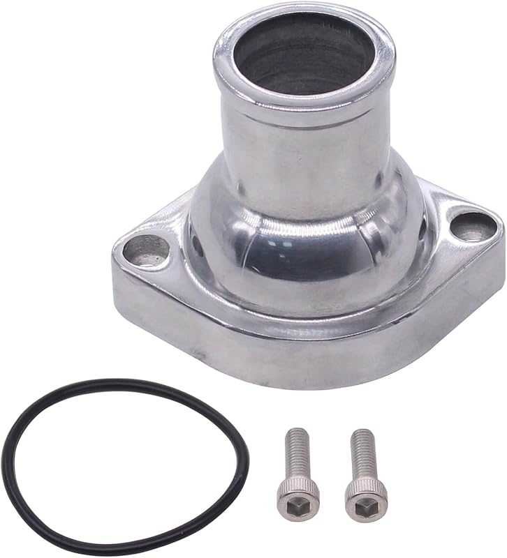 Carcaça da válvula termostática Water Neck ApplianPar reta com saída superior para motores Chevy LS – Kit
