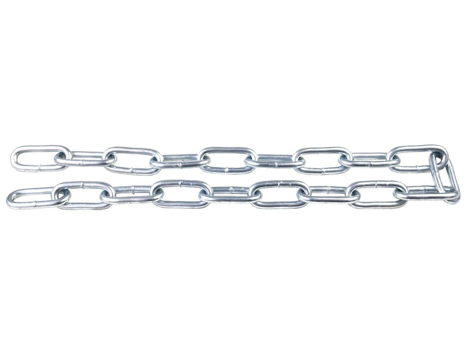 Eurolite 50301616 Round Steel Chain 8 mm, Wll 400 Kg, 1 M